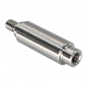 圓形支柱帶臺階一端外螺紋一端內螺紋不帶扳手槽型