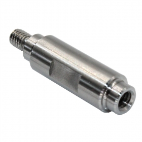 圓形支柱帶臺階一端外螺紋一端內螺紋帶扳手槽型