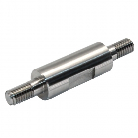 圓形支柱帶臺階兩端外螺紋帶扳手槽型